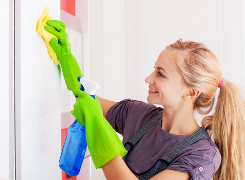 Professional carpet cleaning in a bright modern living room